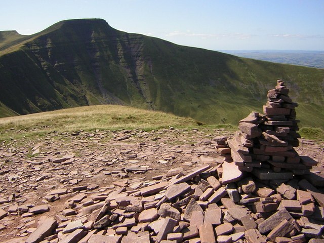 Pen y Fan seen from Cribyn, Wales